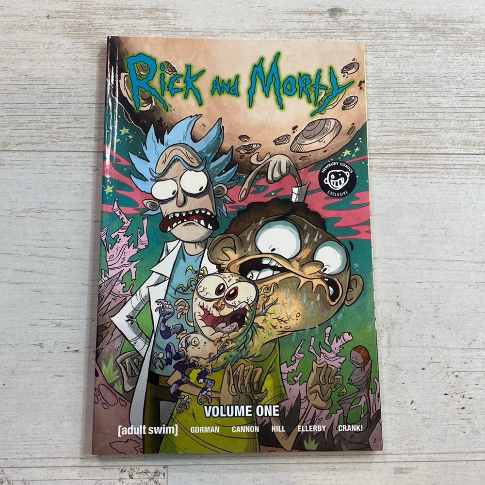 Rick and Morty Volume One Newbury Comics Exclusive Comic Book Adult Swim